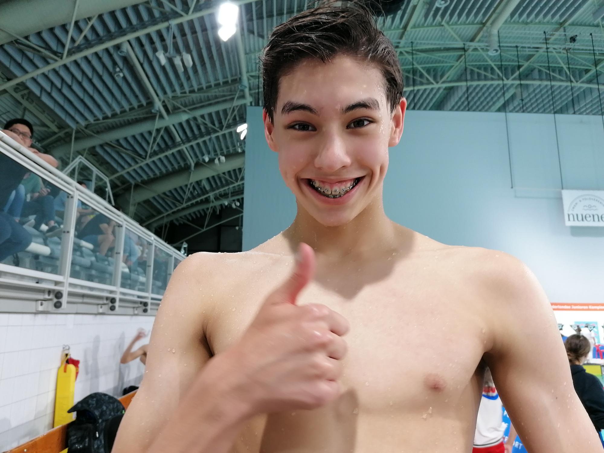 Giovanni Phillipson Nederlands kampioen zwemmen